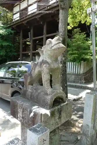 （山田）伊射奈岐神社の狛犬