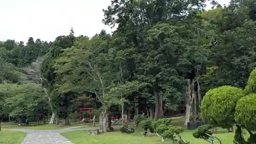神社（洞爺湖中の島）の景色