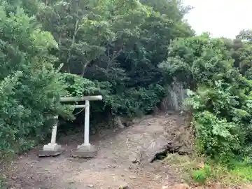 神社(名称不明)の鳥居
