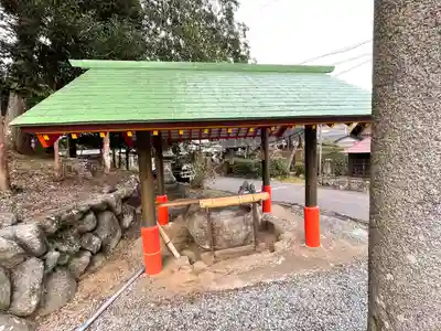 仲山神社（美杉町八知）の手水舎