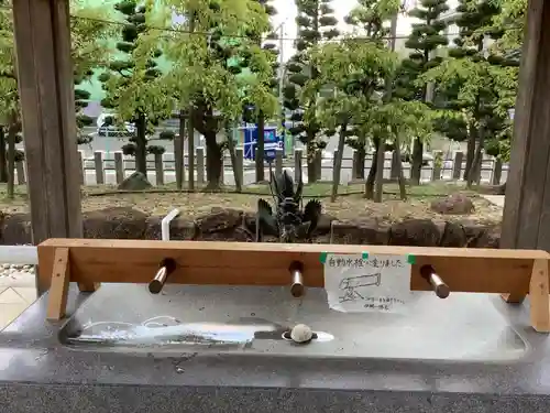 伊勝八幡宮の手水舎