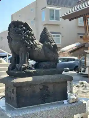 札幌諏訪神社の狛犬