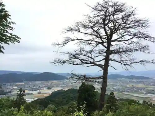 御床岳社の景色