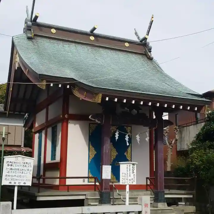 梅田稲荷神社の本殿・本堂