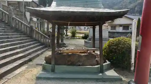 素盞嗚神社の手水舎