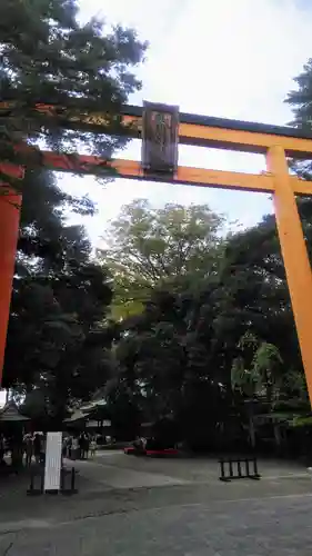 川越氷川神社の鳥居