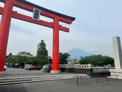 富士山本宮浅間大社の鳥居