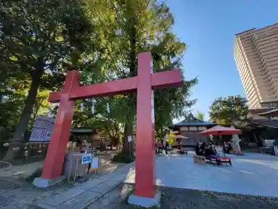 越谷香取神社の鳥居