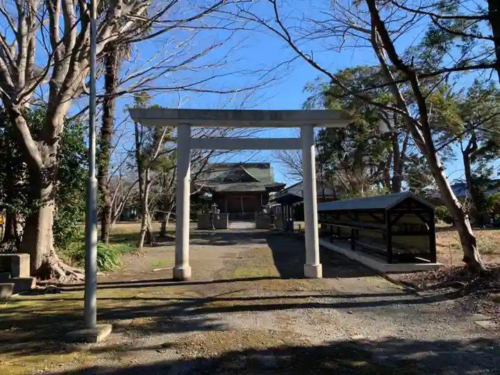 神明神社の鳥居