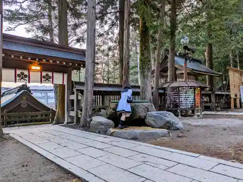 諏訪大社の手水舎