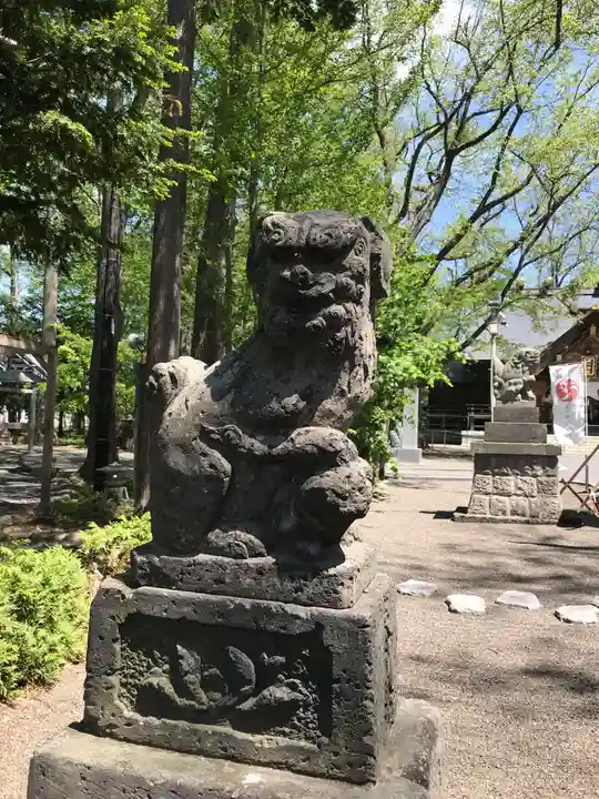 旭川神社の狛犬