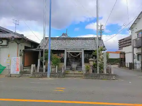 逆川社の鳥居