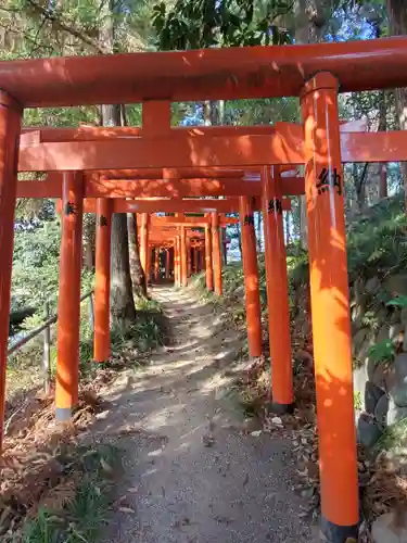 烏子稲荷神社の鳥居