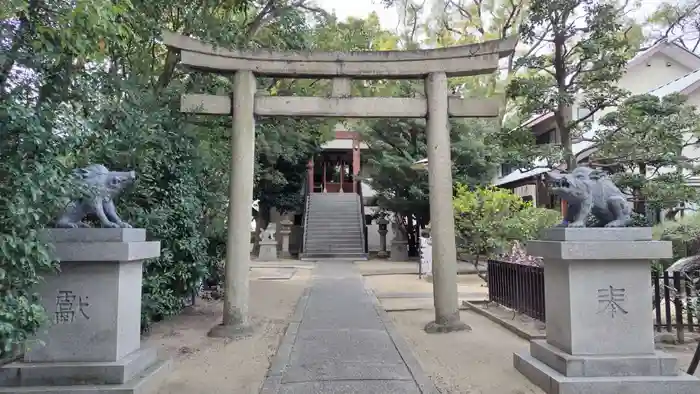 岡太神社の鳥居