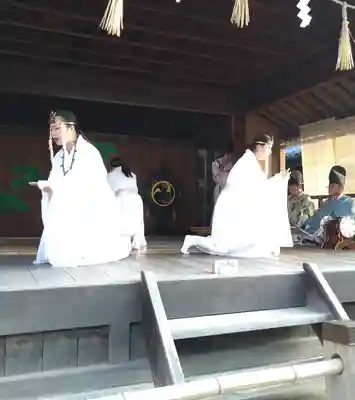 阿智神社の神楽