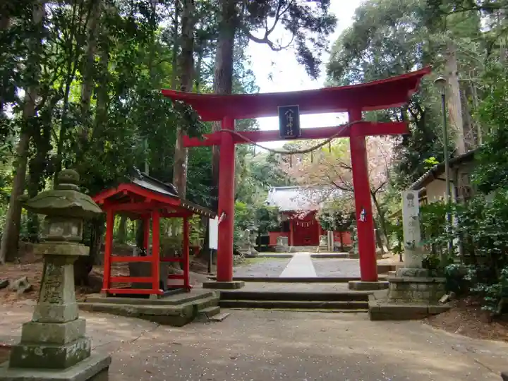 成東八幡神社の鳥居