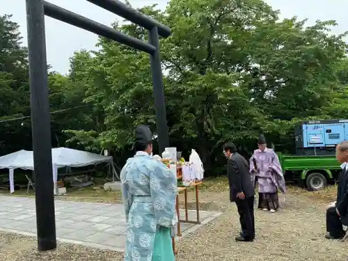 釧路一之宮 厳島神社の鳥居