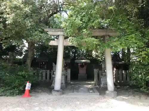 石園座多久虫玉神社の鳥居