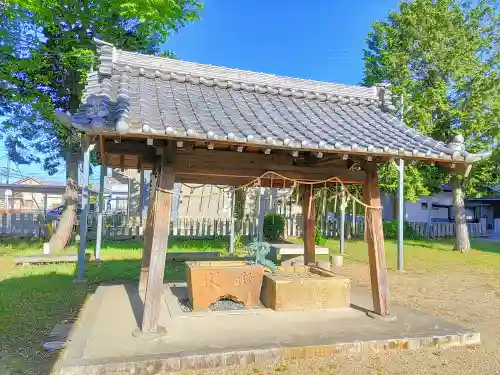 八劔社（布袋八剱神社）の手水舎