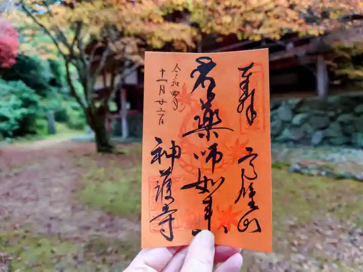 神護寺の御朱印