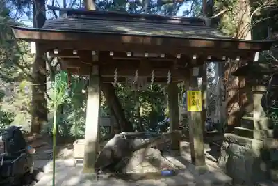 鷲子山上神社の手水舎