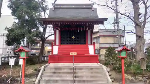 柞祖霊社の本殿