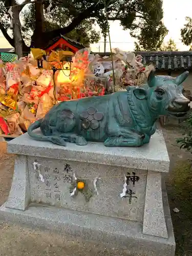 片埜神社の狛犬