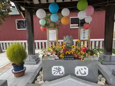 新川皇大神社の手水舎