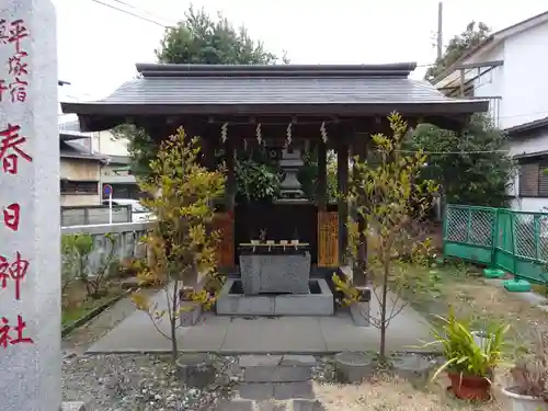 春日神社の手水舎