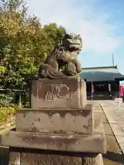 谷原氷川神社の狛犬