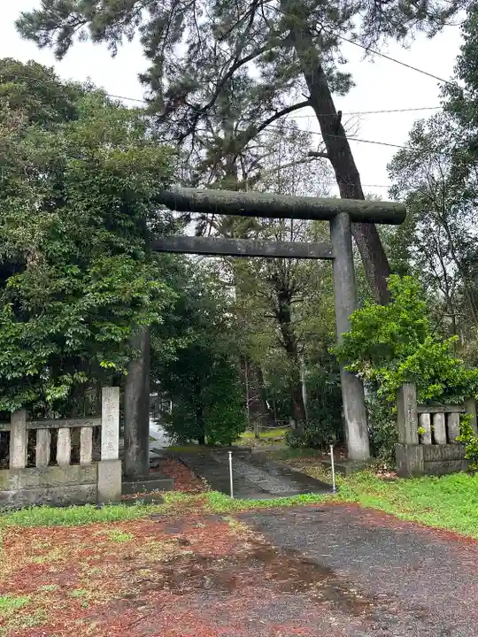忍 諏訪神社・東照宮 の鳥居