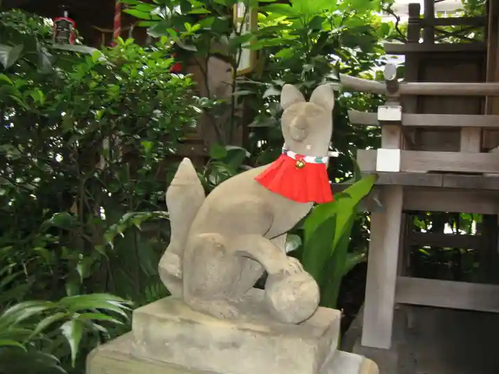 水天宮平沼神社の狛犬