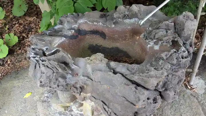 天塩厳島神社の手水舎