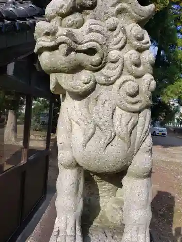 中野神社の狛犬