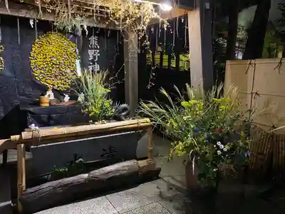 東海市熊野神社の手水舎