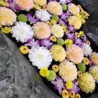 月寒神社の手水舎