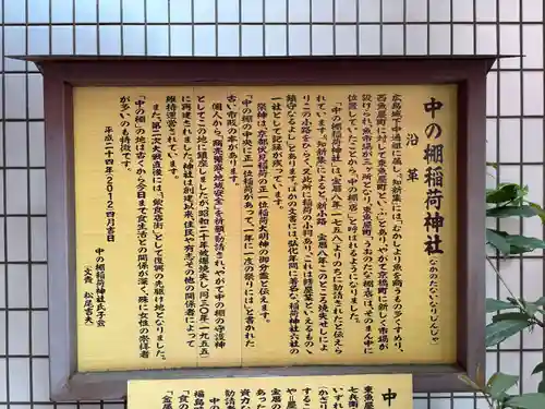 中の棚稲荷大明神(広島県)