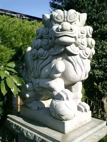 五所神社の狛犬