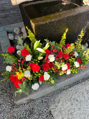 上尾御嶽神社の手水舎