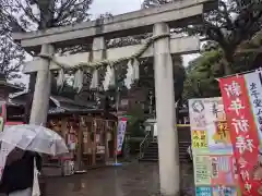 太子堂八幡神社の鳥居