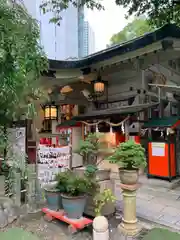 露天神社（お初天神）の庭園