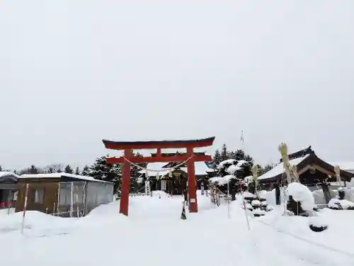 美瑛神社の鳥居