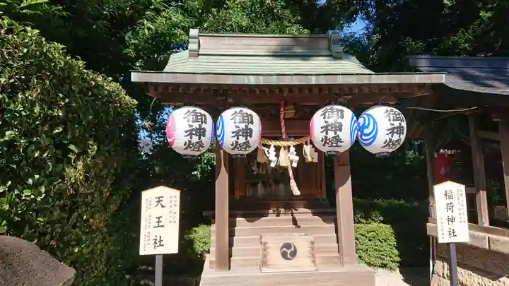 中野沼袋氷川神社の末社・摂社