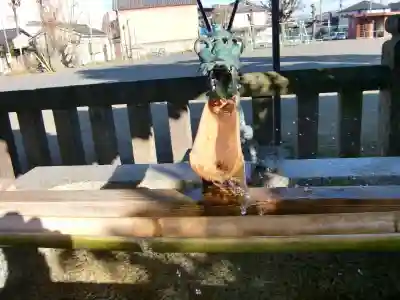 健田須賀神社の手水舎