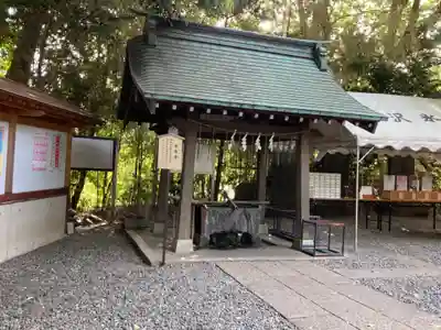 南沢氷川神社の手水舎