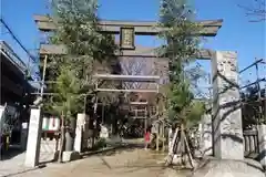 新井天神北野神社の鳥居