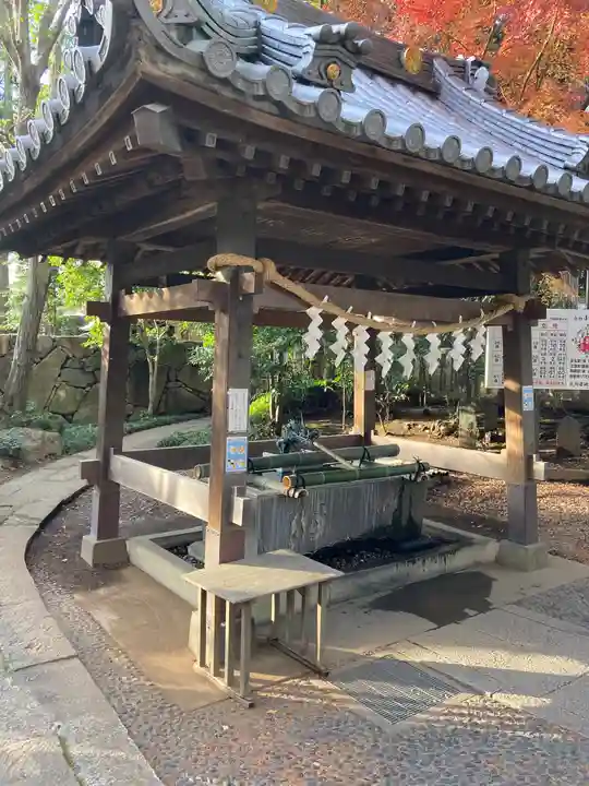 岩槻久伊豆神社の手水舎