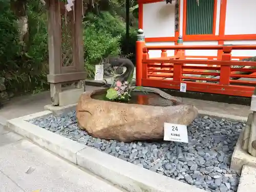 鞍馬寺の手水舎