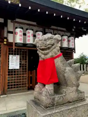 布忍神社の狛犬