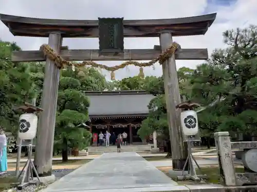 松陰神社の鳥居